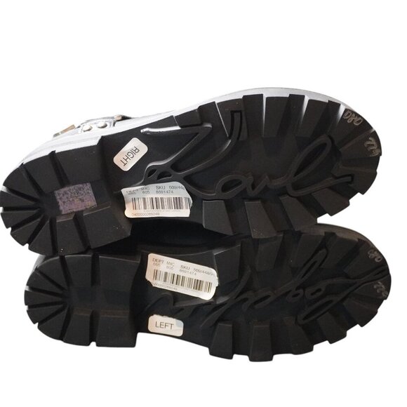 Karl Lagerfeld Milla Rhinestone Embellished Tall Leather Riding Boots - Picture 11 of 11